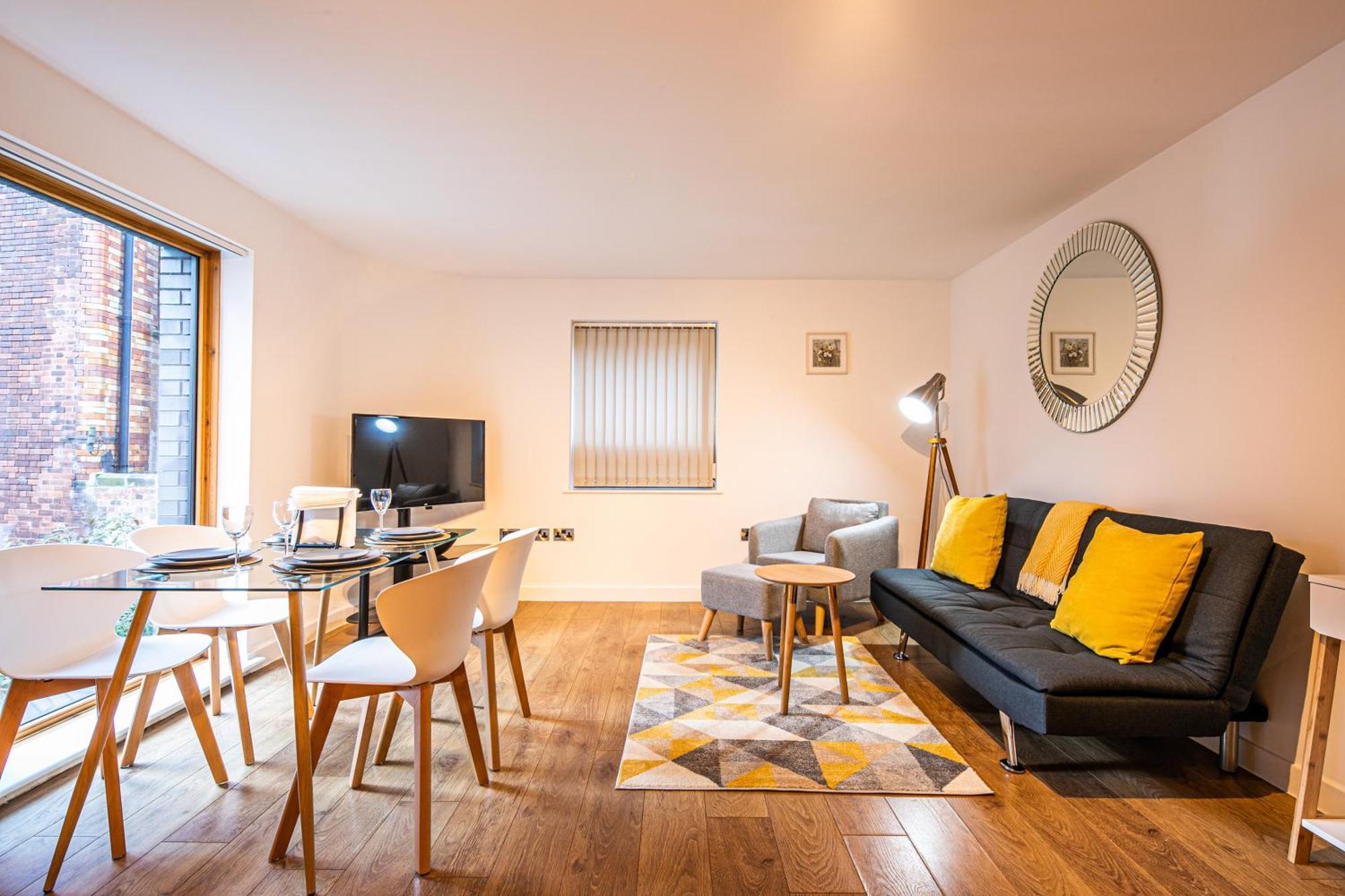 Stylish 2 Bed Apt 18 - City Centre, Free Parking, Espresso Machine & Netflix - Hosted By Stay Host Save Sheffield Ngoại thất bức ảnh
